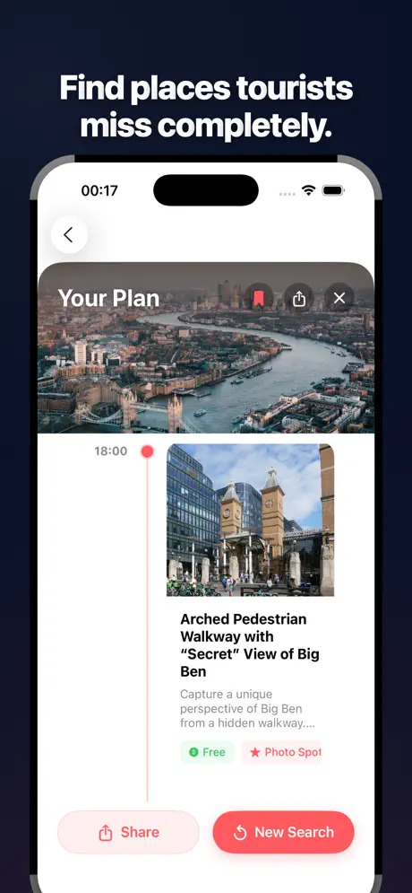 Find hidden gems and places tourists miss with AI trip planning